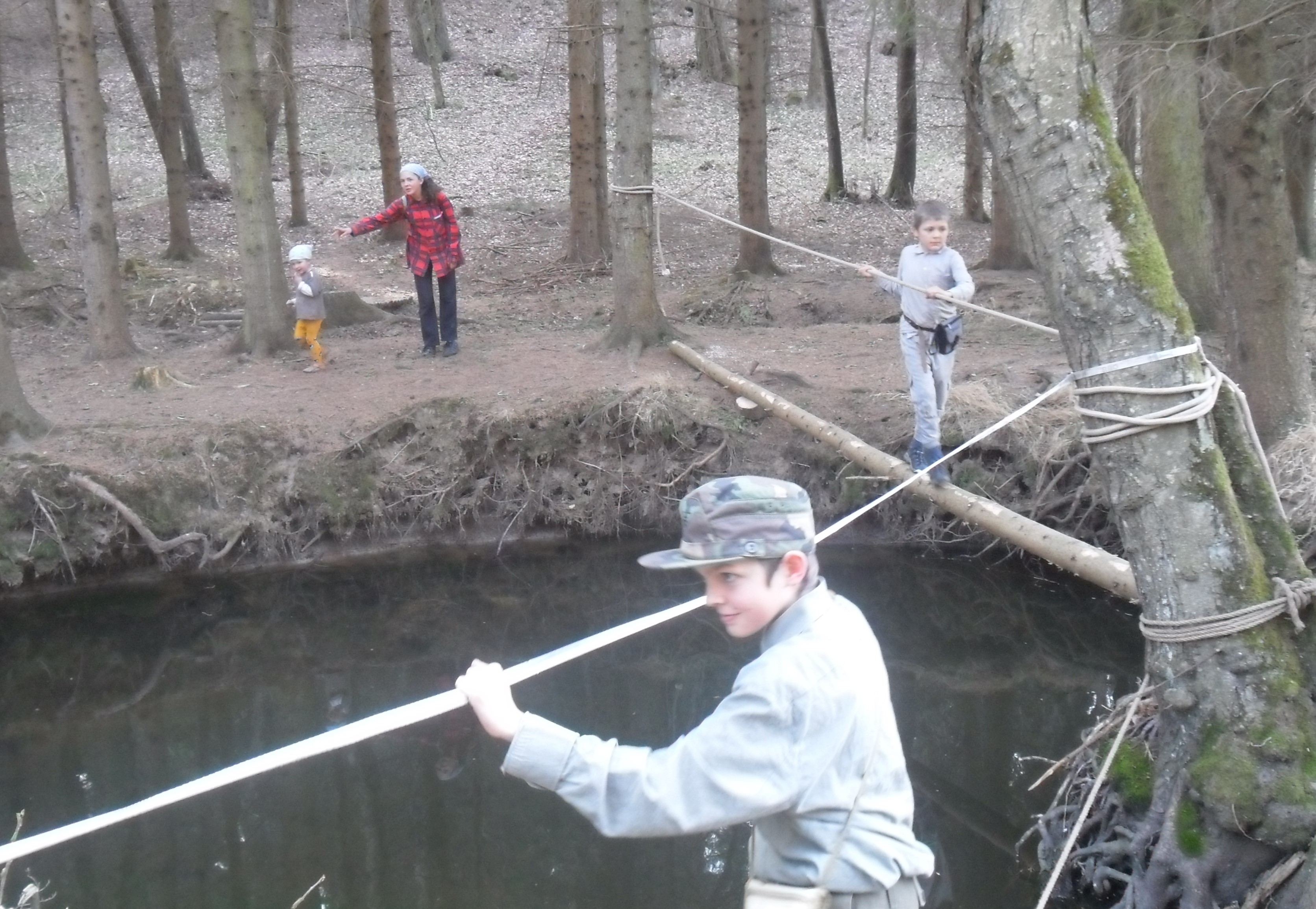 2. Přechod nad potokem